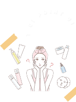 Beauty items illustration